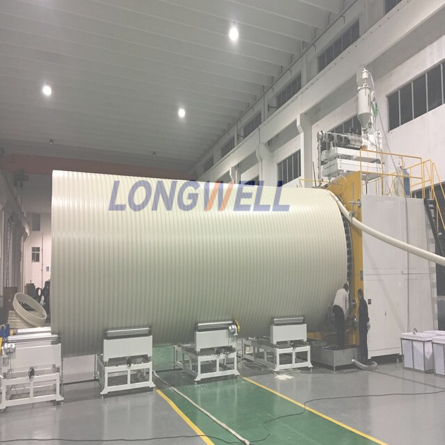 High-density polyethylene (HDPE) Hollow-wall Spiral Winding Pipe machines