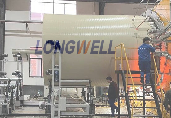PPH/HDPE/PP spiral wound tank machines