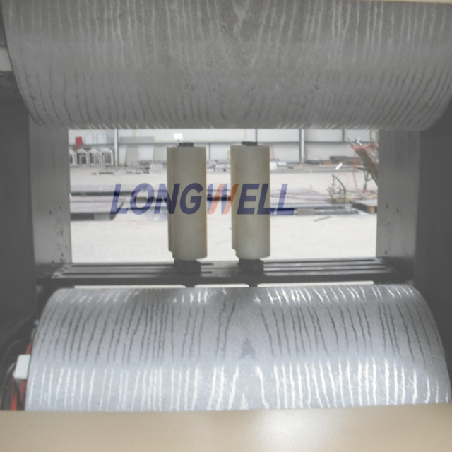 Off-line Embossing Machine for WPC