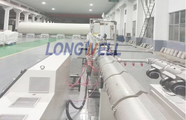 HDPE spiral winding structured wall pipe production line