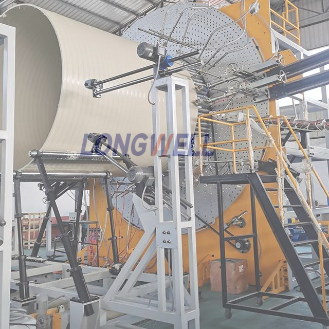 ID500-1600mm solid wall Spiral wound pipe extruder Machines