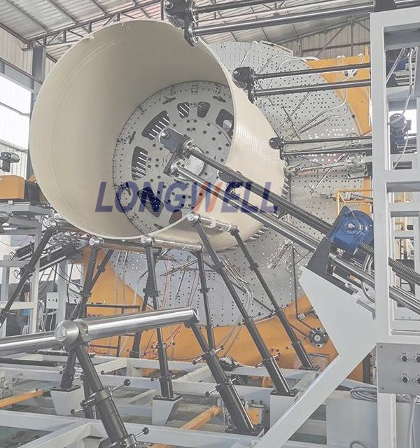 ID500-1600mm Spiral Winding Spetick Tank Pipe Extrusion Machines