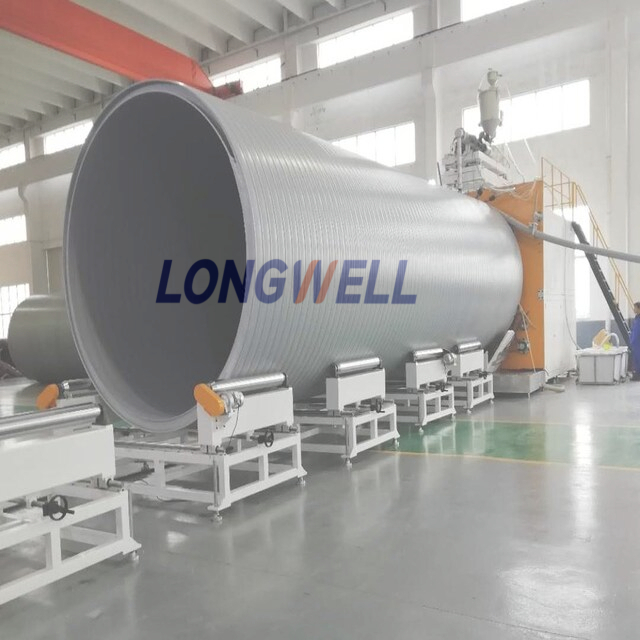 High-density polyethylene (HDPE) Hollow-wall Spiral Winding Pipe machines